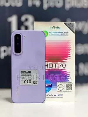 New Infinix Hot 70 256 GB Purple