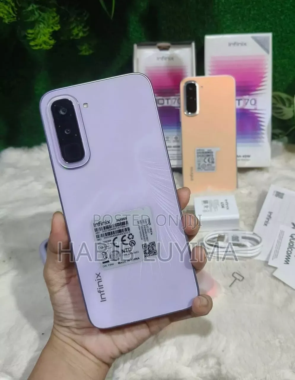 New Infinix Hot 70 256 GB Purple