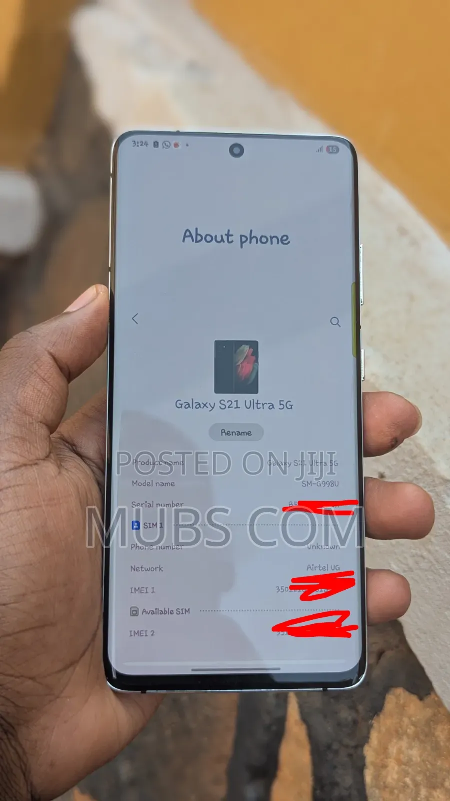 Samsung Galaxy S21 Ultra 5G 128 GB Silver