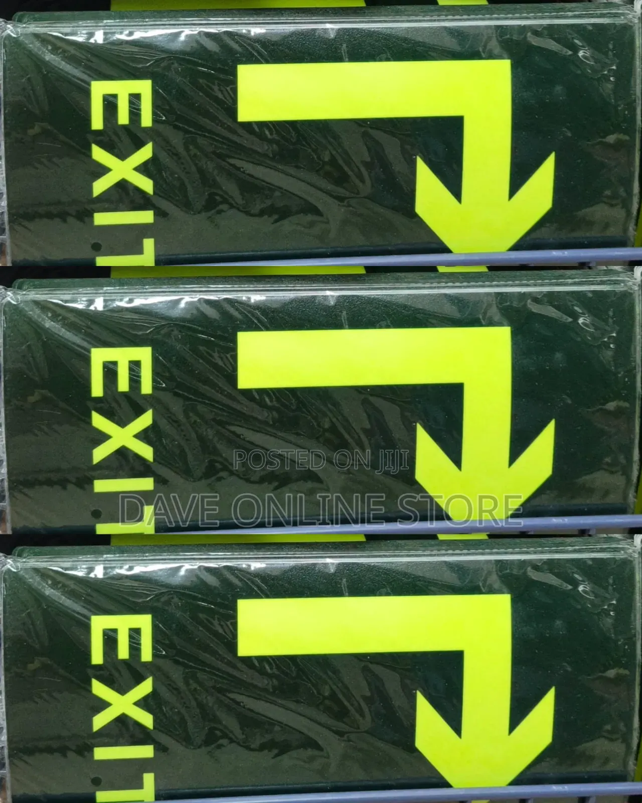 Exit in That Direction Sign Sticker.