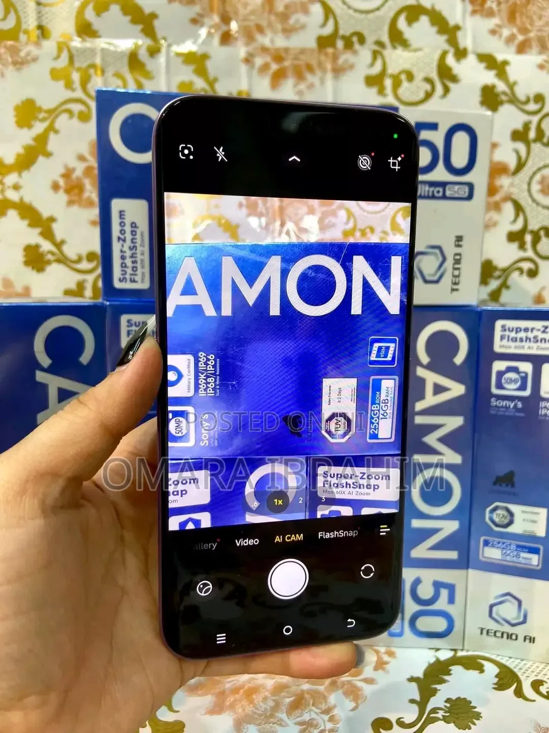 New Tecno Camon 50 Ultra 256 GB Pink
