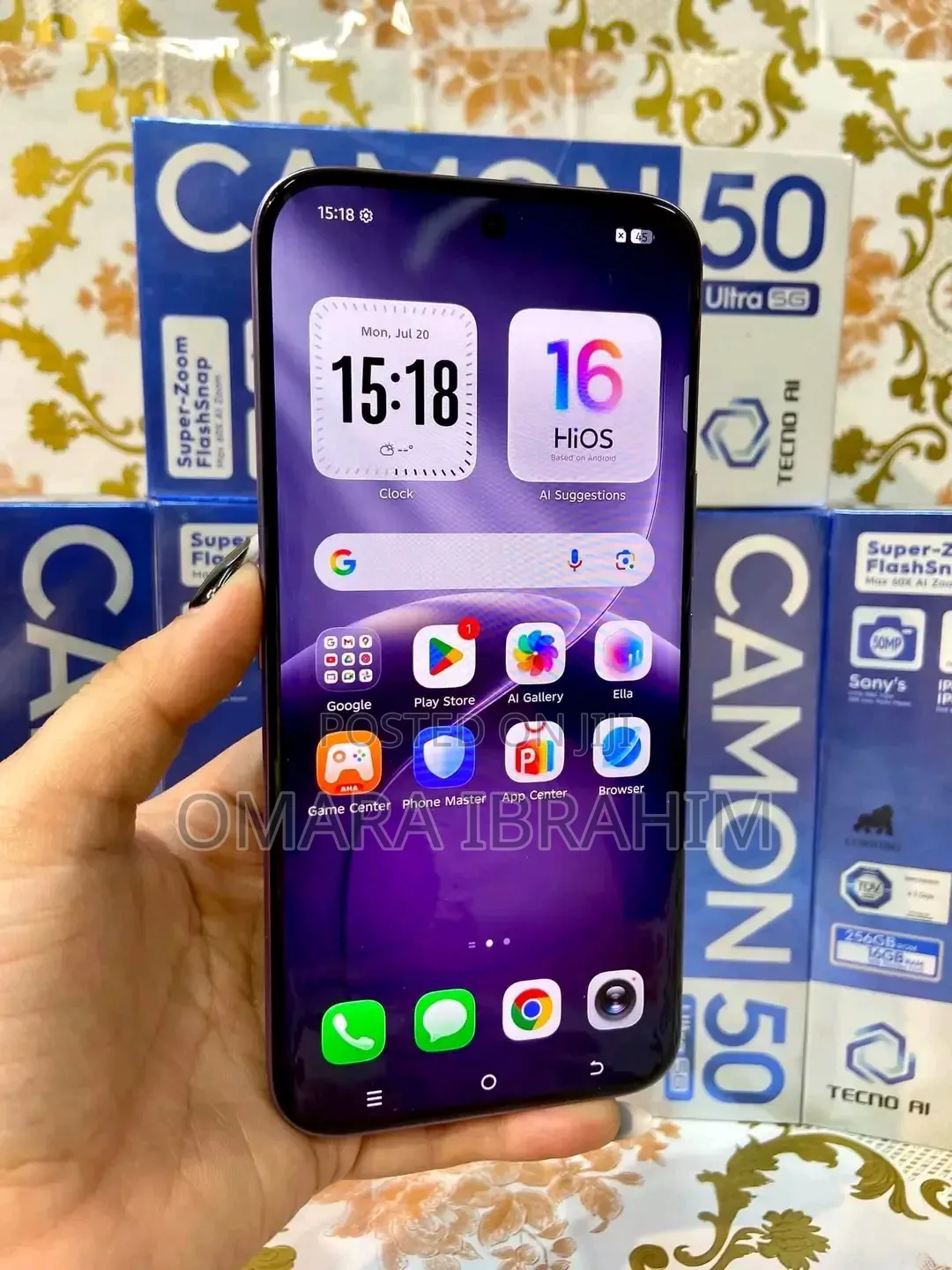 New Tecno Camon 50 Ultra 256 GB Pink