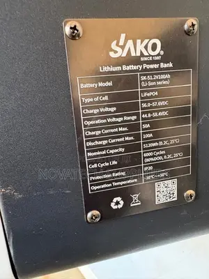 SAKO 5.12kWh Solar Battery With Smart BMS