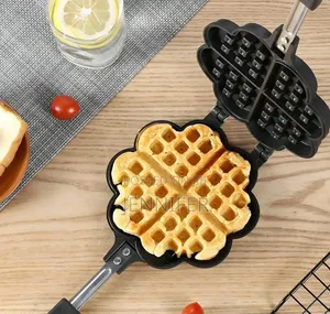 Stovetop Heart-Shaped Waffle Maker Pan