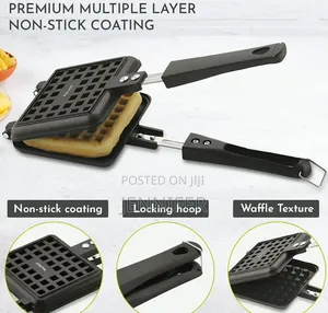 Non-Electric, Stove-Top Waffle Baking Mold