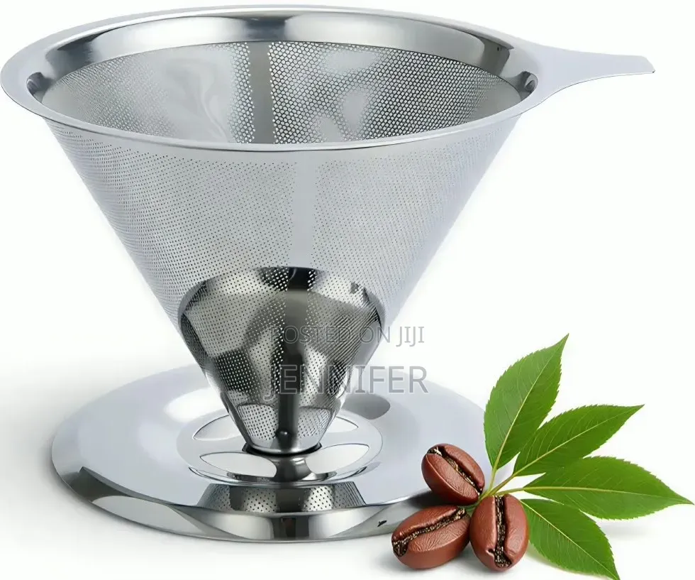 Reusable Stainless Steel Pour-Over Coffee Filter