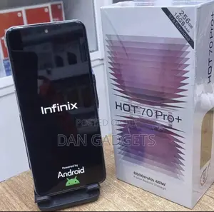 New Infinix Hot 70 Pro 5G+ 256 GB Black