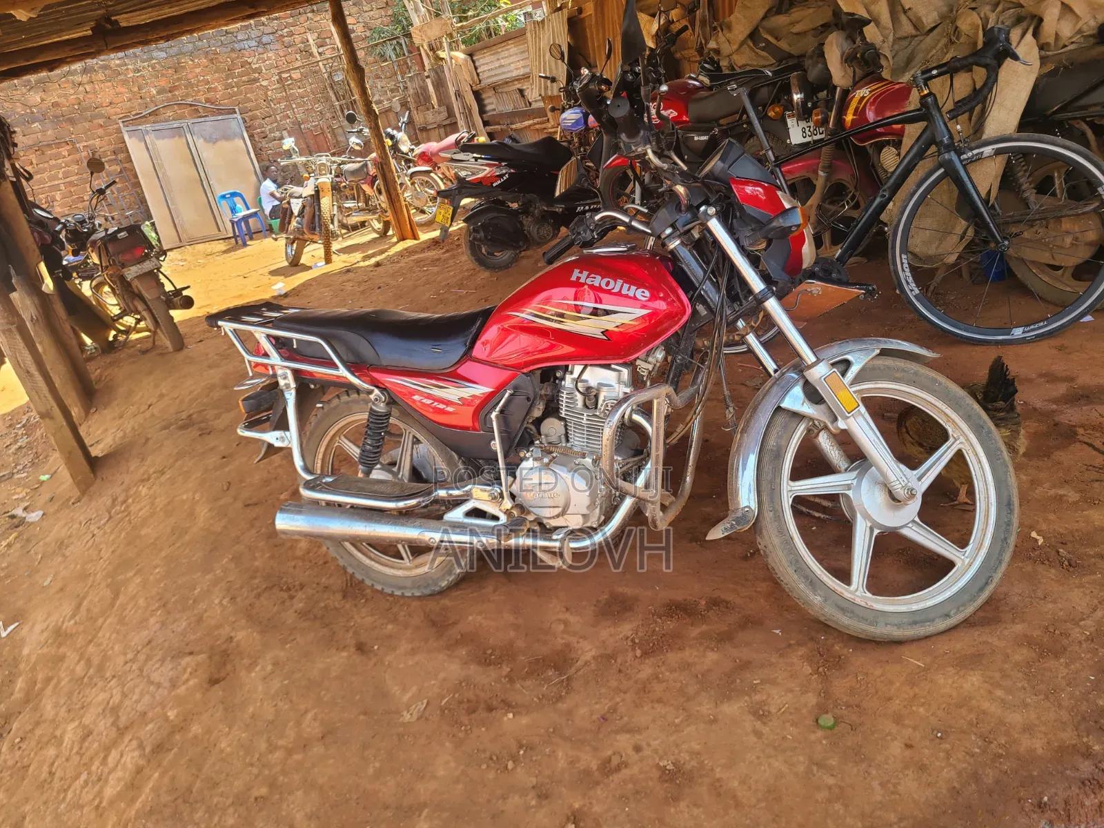 Haojue EG125N 2020 Red