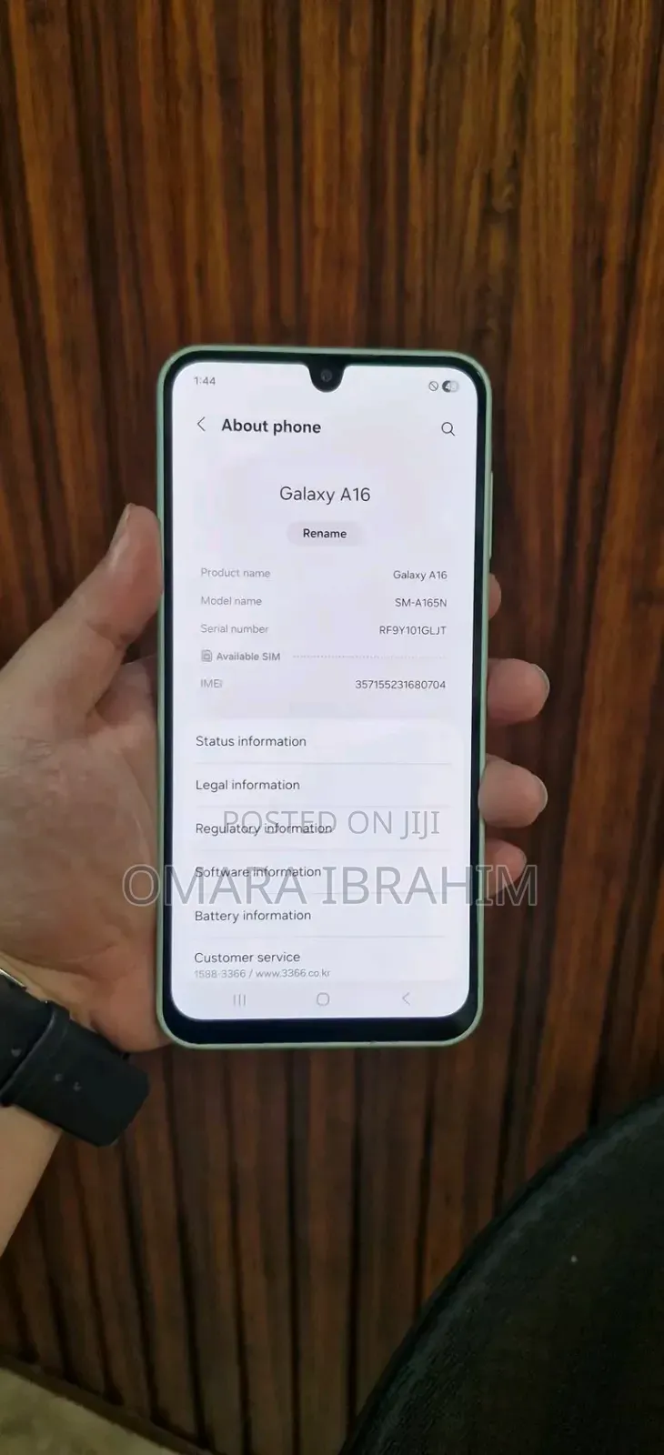 New Samsung Galaxy A16 5G 256 GB Green