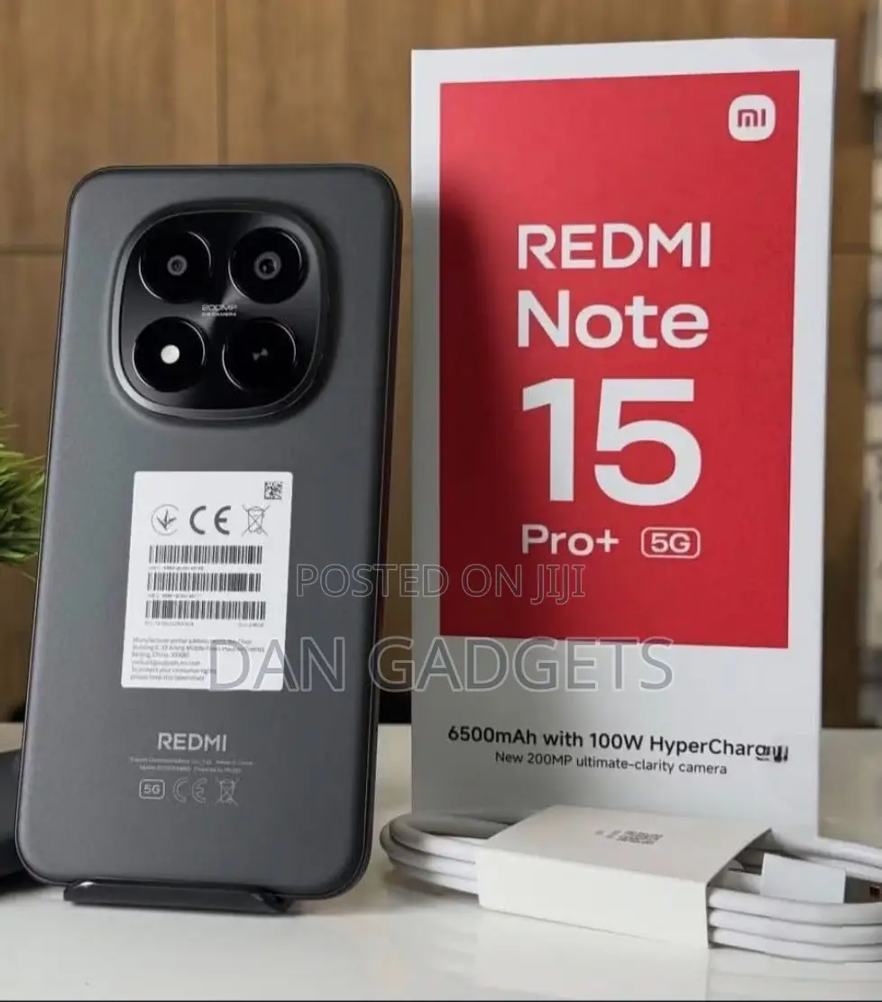New Xiaomi Redmi Note 15 Pro+ 256 GB Black