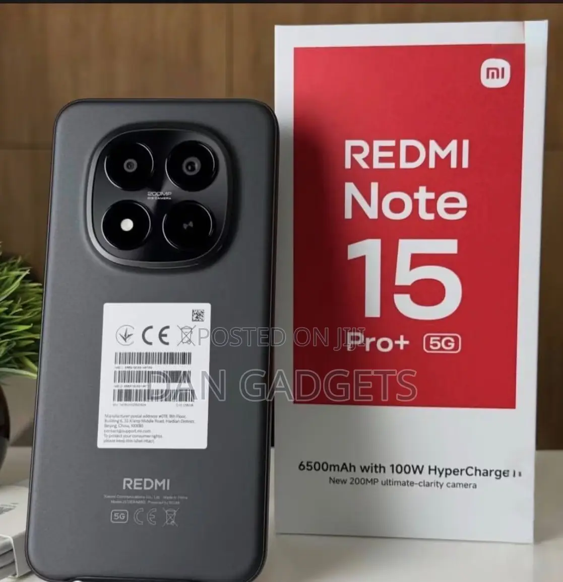 New Xiaomi Redmi Note 15 Pro+ 256 GB Black