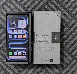 New Infinix Note 60 Pro 256 GB Black