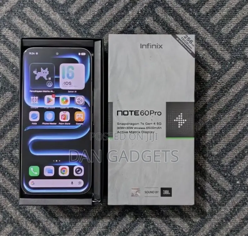 New Infinix Note 60 Pro 256 GB Black