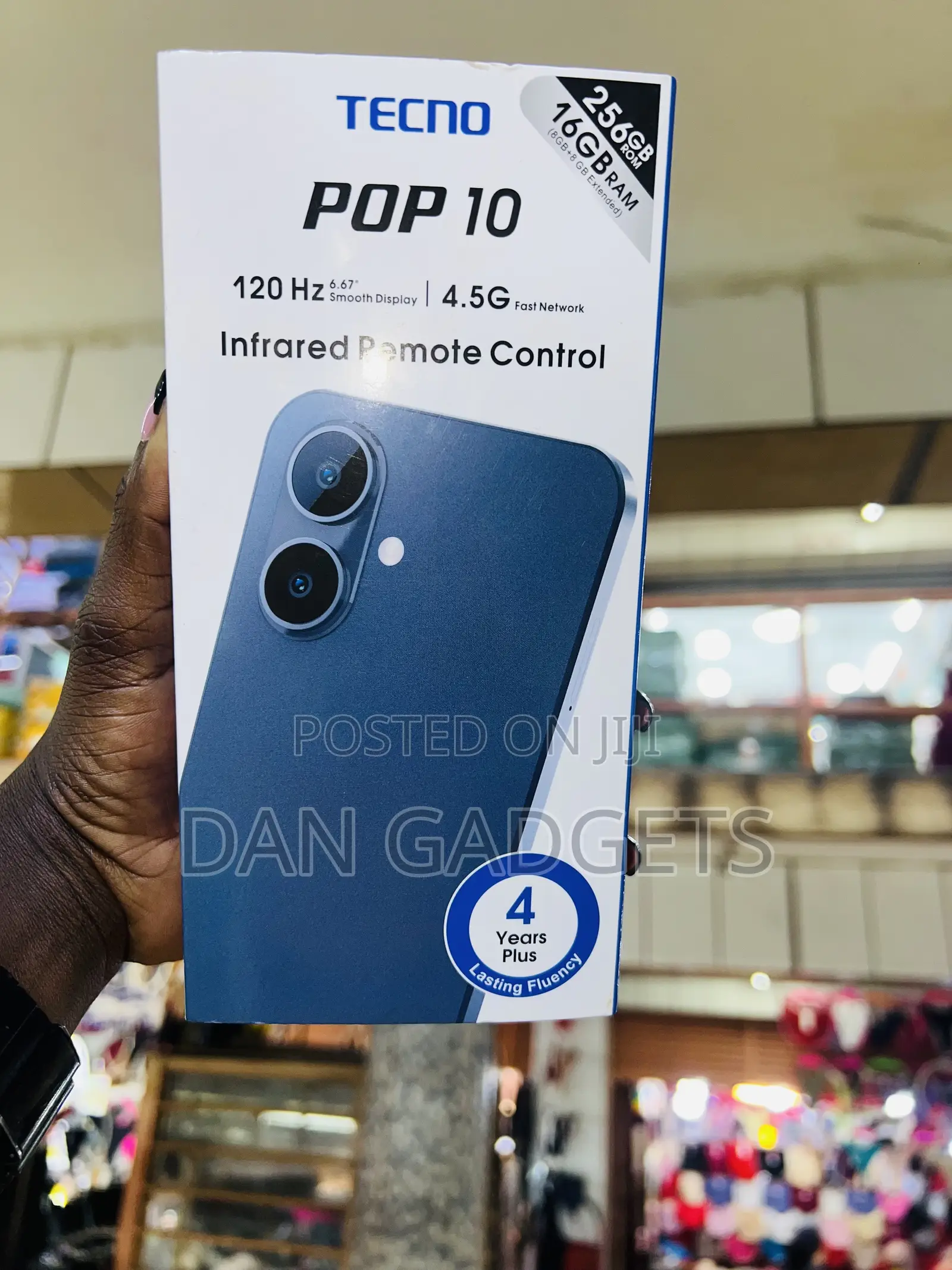 New Tecno Pop 10 128 GB Black