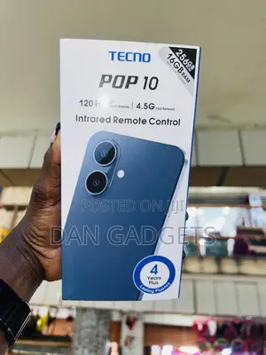 New Tecno Pop 10 128 GB Black