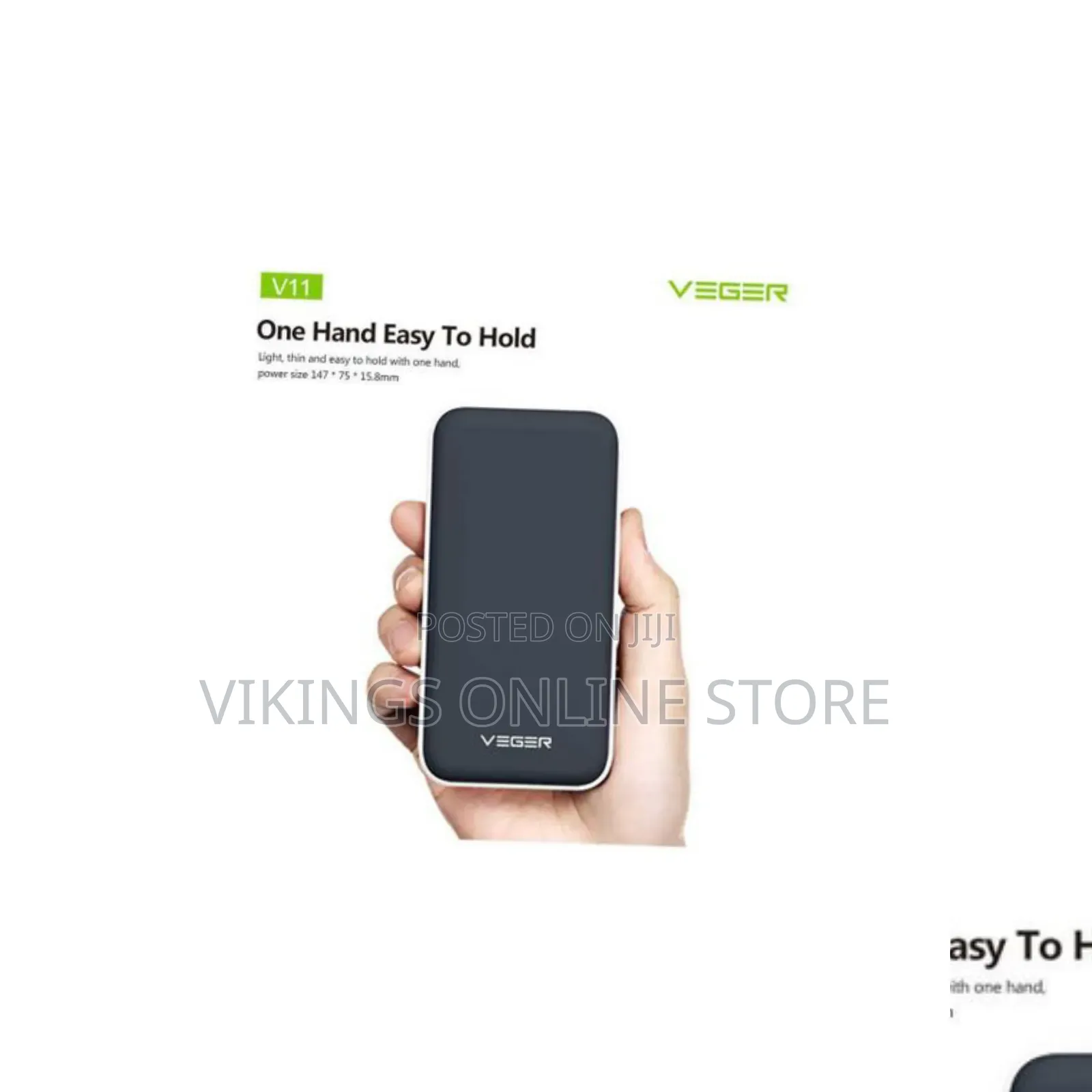 V11 25000mAh Power Bank With a Smooth Matte Finish, Dual USB Output