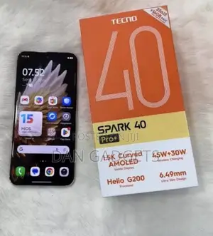 New Tecno Spark 40 Pro+ 256 GB White