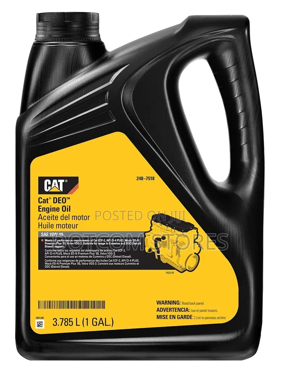 4L Cat DEO (Diesel Engine Oil) SAE 15w-40.