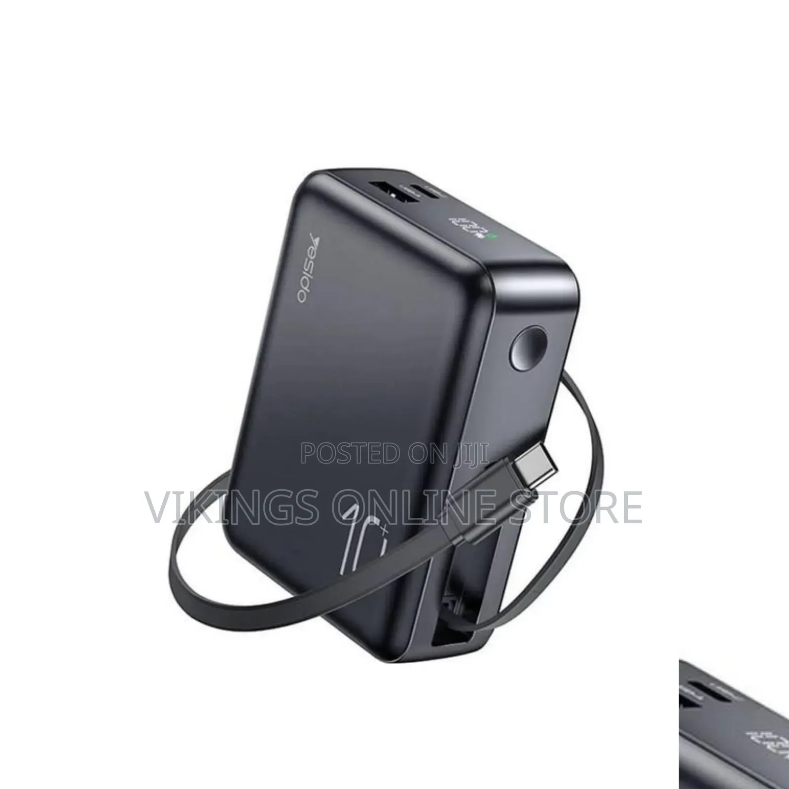 10000mAh Power Bank, a 70cm Retractable Type-C Cable and 22.5W Fast