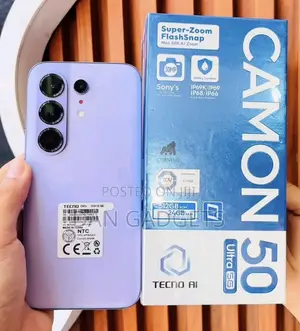 New Tecno Camon 50 Ultra 256 GB Purple