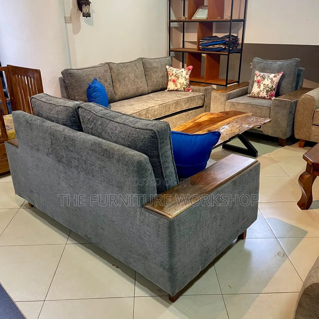 Gray 6 Seater Sofa (SS) - Senana Hypermarket
