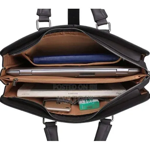 Leather Laptop Bag Business Briefcase for 14 Inch Laptop Bag