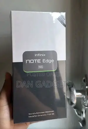 New Infinix Note Edge 256 GB Black