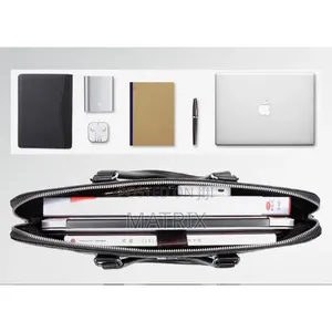 Executive Laptop Briefcase Bag Faux Leather 14 Inches Laptop Bag