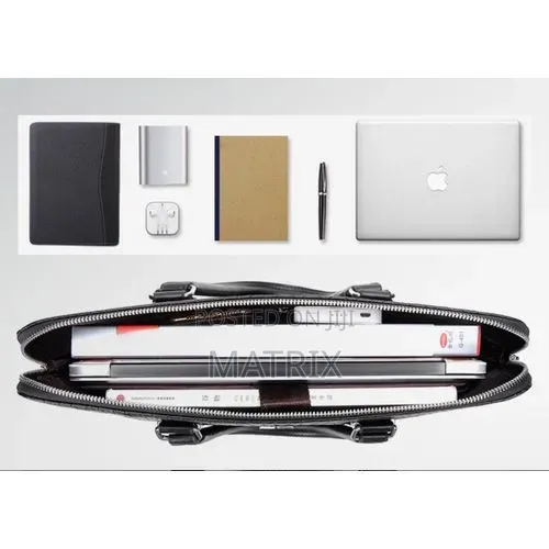 Executive Laptop Briefcase Bag Faux Leather 14 Inches Laptop Bag