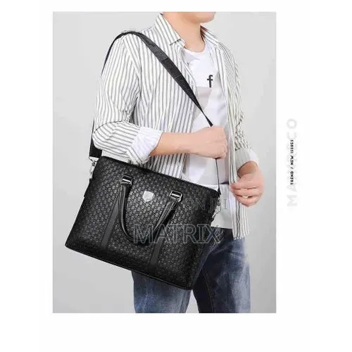 Executive Laptop Briefcase Bag Faux Leather 14 Inches Laptop Bag