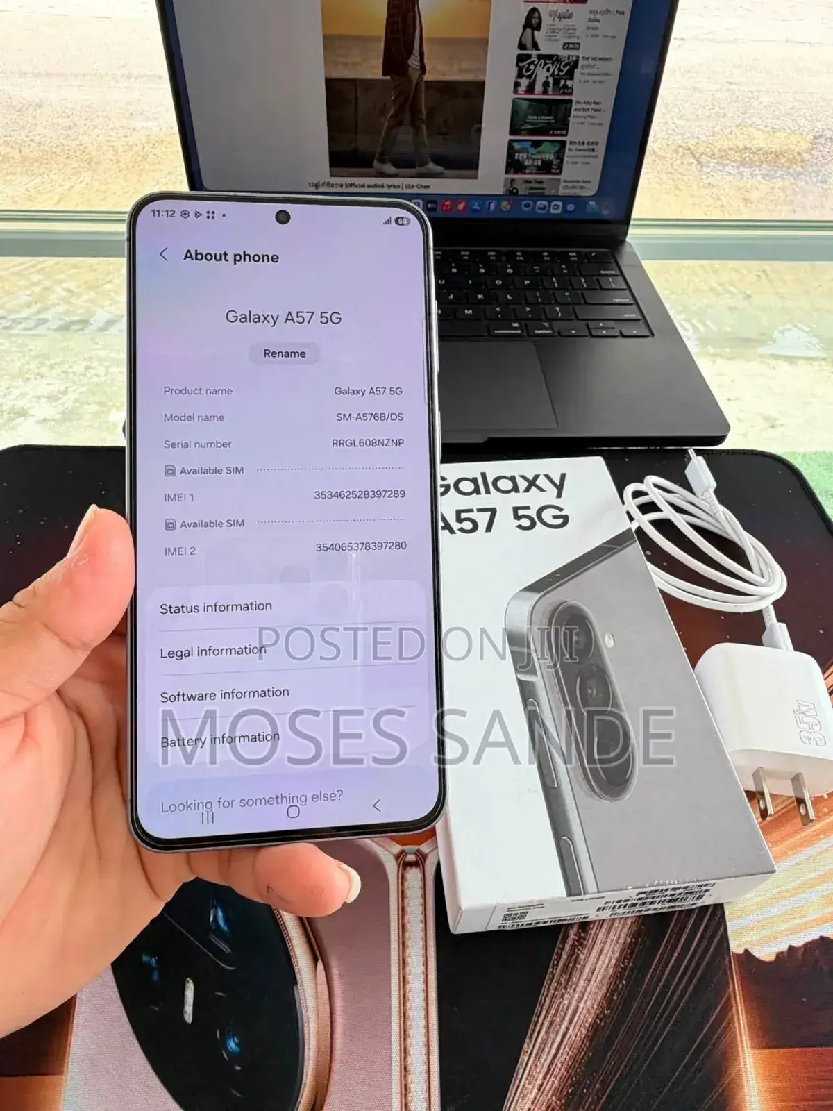 New Samsung Galaxy A57 256 GB Gray