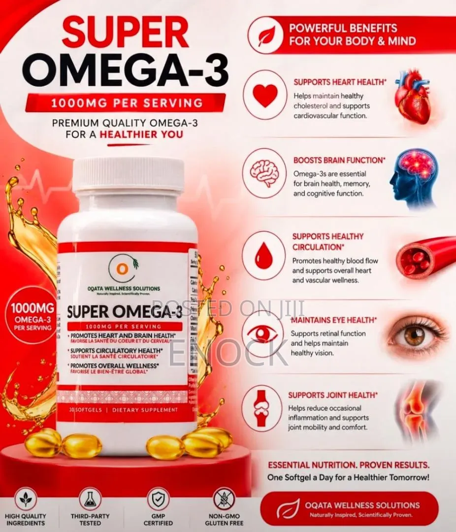 Super Omega-3 (Healthy Heart, Brain Development Etc)