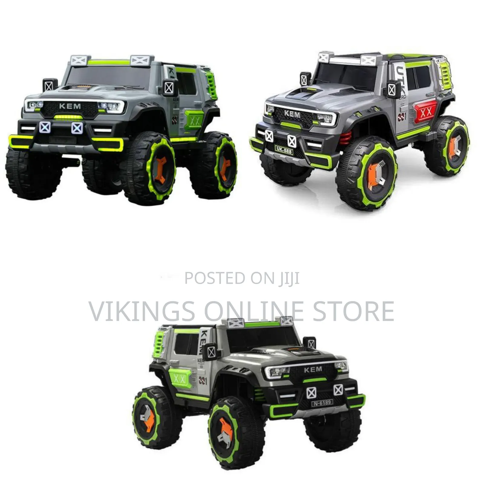Battery-Operated 12V Children's Electric Ride-on Off-Road Jeep