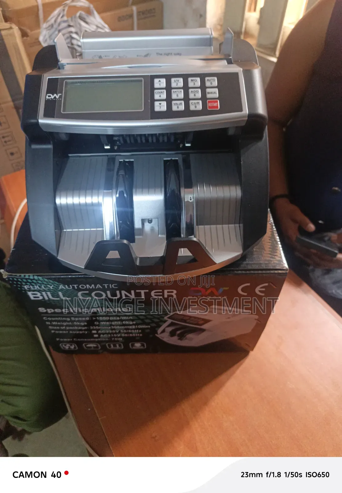 Fully Automatic Digiwave (DW) Bill Counter Machine . Bill Counter