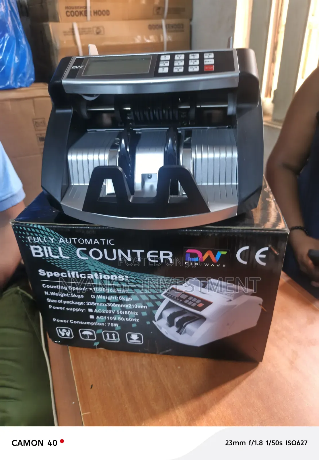 Fully Automatic Digiwave (DW) Bill Counter Machine . Bill Counter
