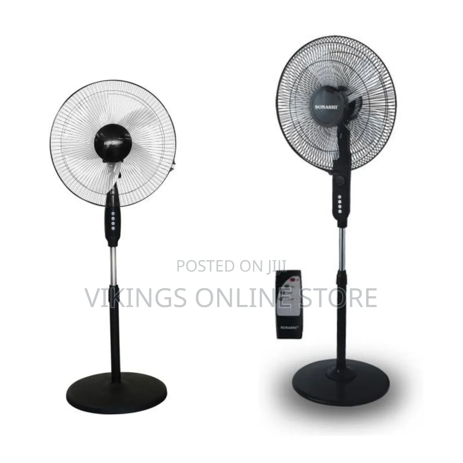 Pedestal Stand Fan Equipped With a 3-Speed Switch and Oscillation