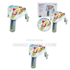 Multifunction Early Learning Activity Desk, a 3-in-1 Interactive Toy