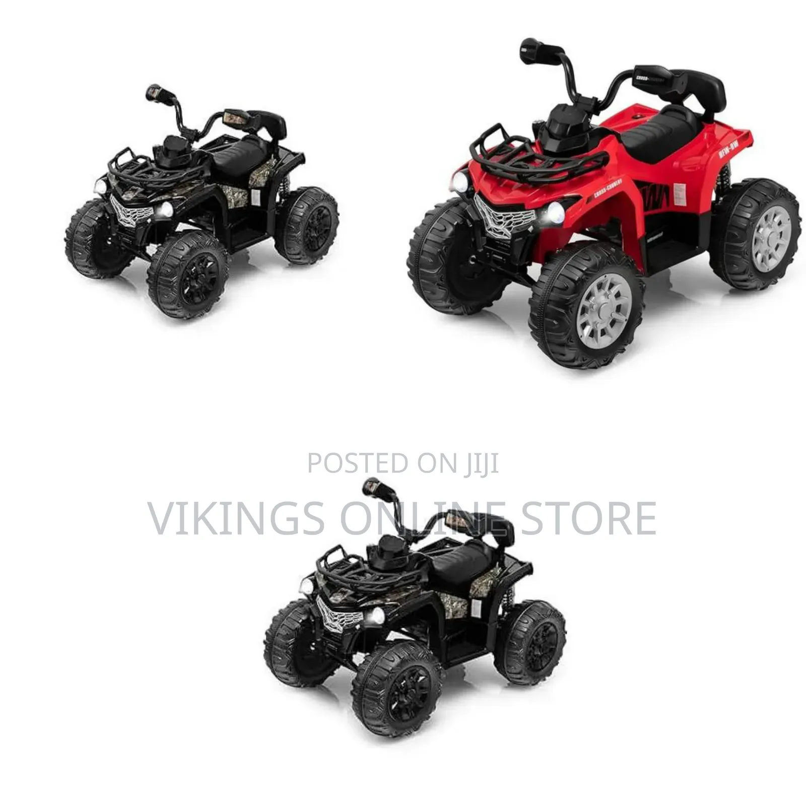 12V Battery-Powered Electric Ride-on ATV Quad Bike for Kids