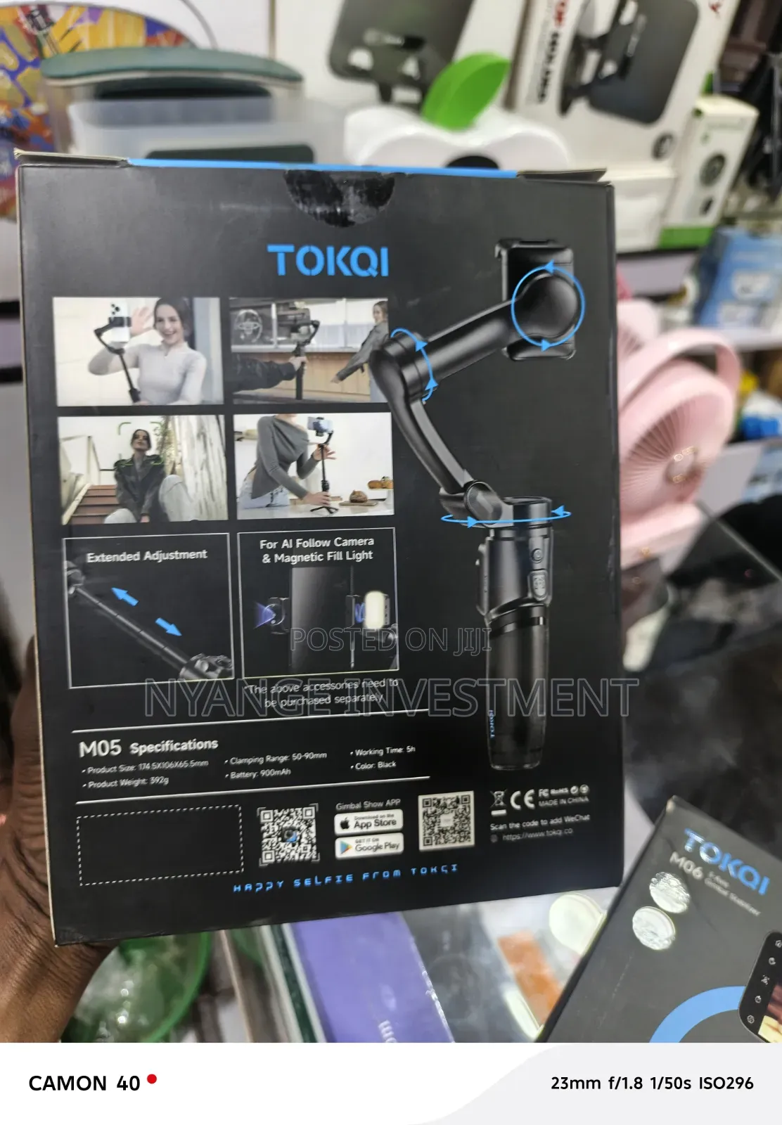 TOKQI M05 3-Axis Gimbal Stabilizer, a Handheld Smartphone Stabilizer
