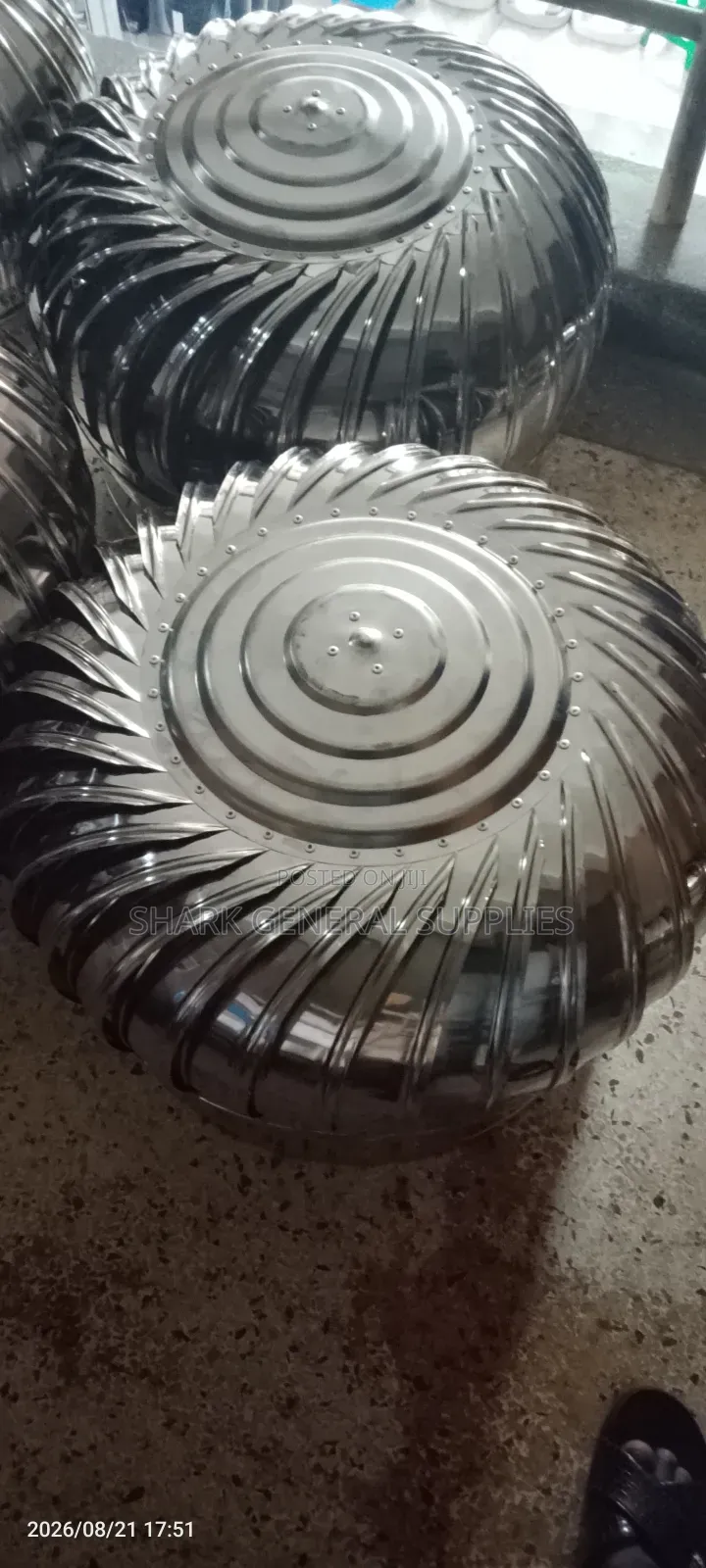 Roof Turbine Ventilators (Stainless) 600mm