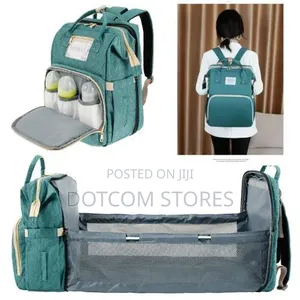2in1 Diaper Bag Mom Backpack Multifunctional Baby Bed Crib Handbag