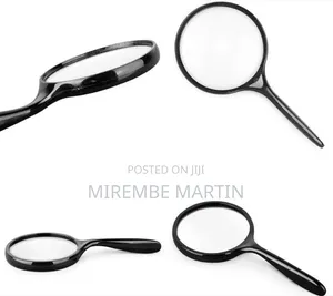 Lupa Magnifying Glass 100mm Crank Magnifier 3-10x Glass Lens