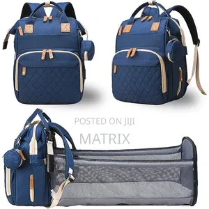 Baby Bed and Backpack Bag | 2-in-1 Portable Travel Crib Diaper Bag