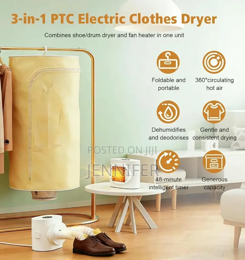 3-in-1 Portable Clothes Dryer