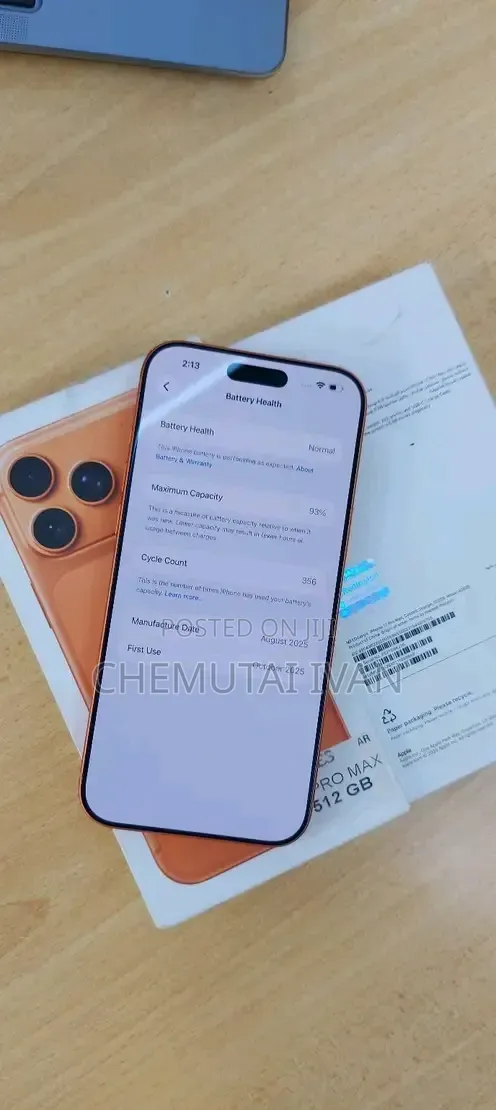 New Apple iPhone 17 Pro Max 256 GB Orange