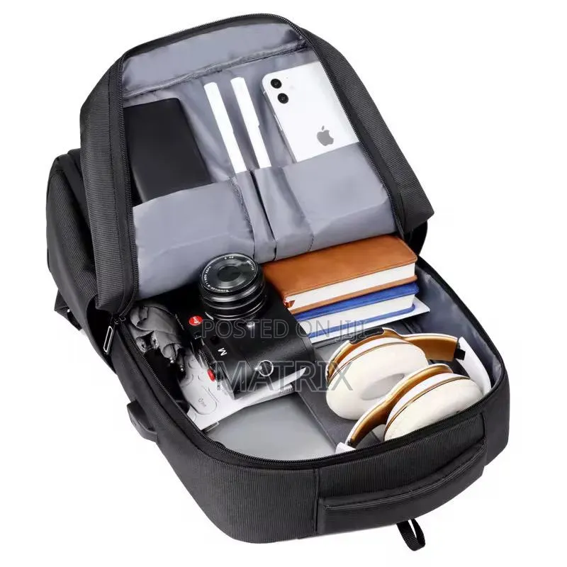 Laptop Backpack Business Travel Rucksack With USB Charging Port