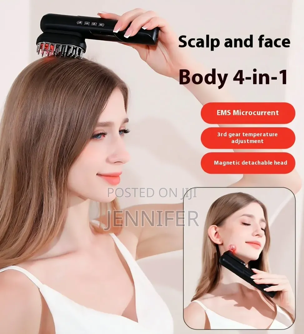 4-in-1 Multifunctional Head Massage Comb and Beauty Device