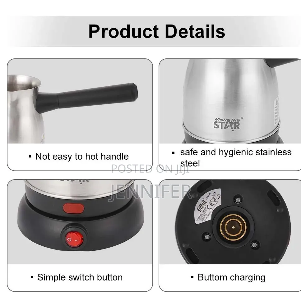 Winning Star ST-9895 Electric Turkish Coffee Maker