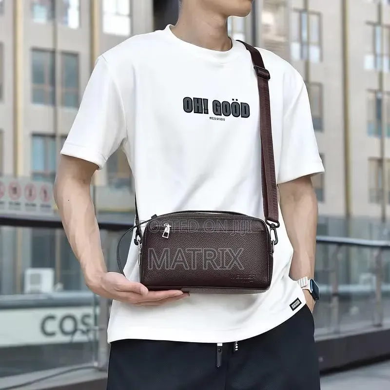 Shoulder Bag Leather Crossbody Hand Bag for Travel Work