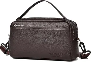 Shoulder Bag Leather Crossbody Hand Bag for Travel Work